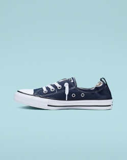 Converse Chuck Taylor All Star Shoreline Női Slip On Sötétkék | HFVSDMB-HU